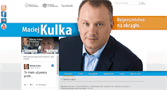 Desktop Screenshot of maciej.kulka.pl